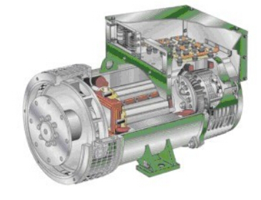 尖峰镇发电机内部结构图 尖峰镇发电机内部结构图